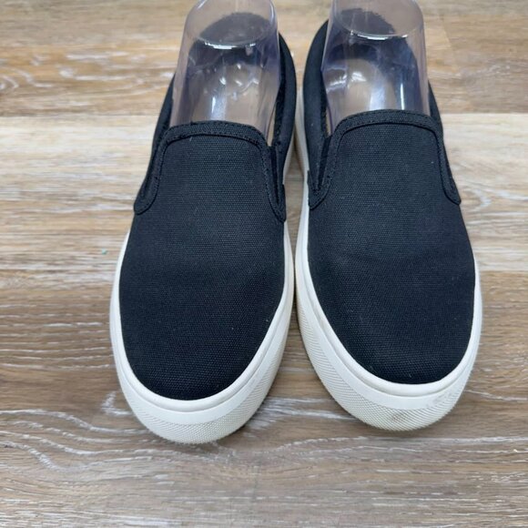Abeo Jumpstreet Slip on Black Canvas Sneaker Women's Size 7.5 - Picture 2 of 7